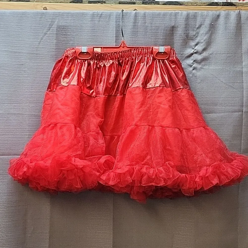 Barbie Cowgirl/square‎ dancer dress, slip and hat. Adult size L 12-14